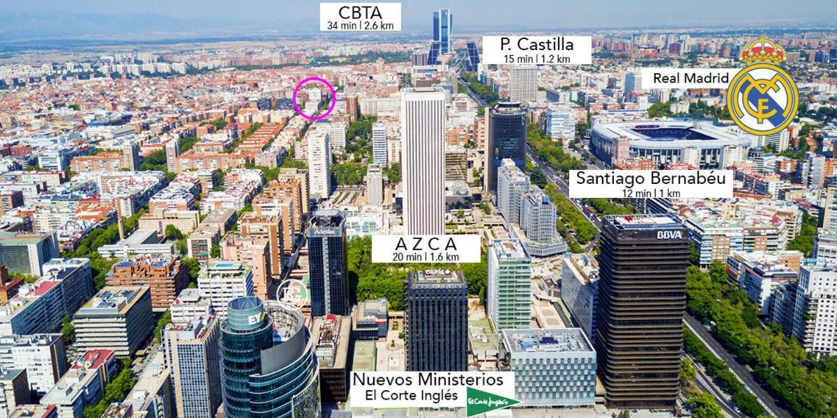 Bernabeu - Cuzco - Eurobuilding 2 Luxury Apartment Madrid Exterior foto